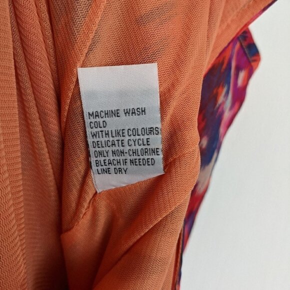 Charming charlie maxi dress ikat multicolored watercolor pattern size M @i - Picture 8 of 14